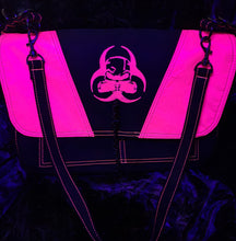 Load image into Gallery viewer, Biohazard Pink Messenger Bag
