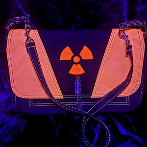 Radioactive Orange Messenger Bag