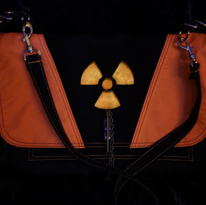 Radioactive Orange Messenger Bag