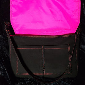 Biohazard Pink Messenger Bag