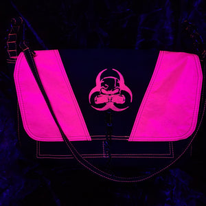 Biohazard Pink Messenger Bag