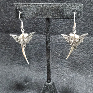 Rabbit bone earrings