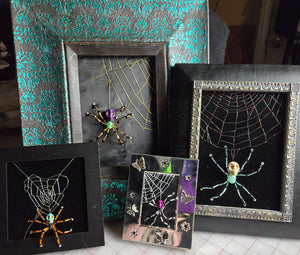 Orb Weaver Bead Embroidery