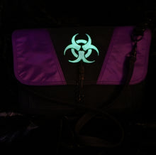 Load image into Gallery viewer, Talk Sick Messenger Bag Purple
