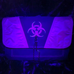 Talk Sick Messenger Bag Purple