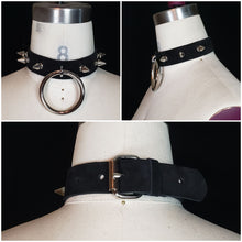 Load image into Gallery viewer, Bondage spike collar
